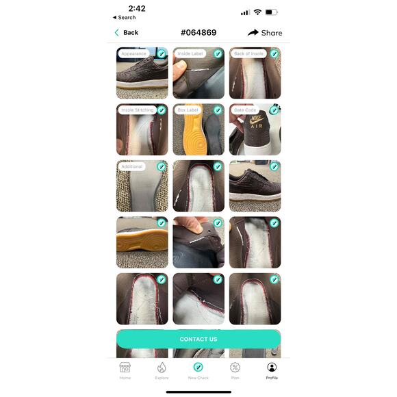 Nike Air Force 1 LV8 Sneakers Mens 8 Brown Faux-Crocodile Baroque Low Top Lace - Picture 13 of 15